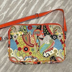 HADAKI Multi-Colored Vibrant Crossbody Messenger Bag